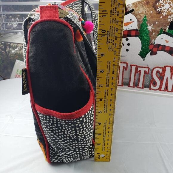 Laurel Burch Brights Mara Cat Medium Tote w/side pockets - Picture 10 of 16